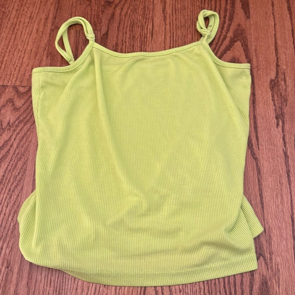 neon yellow/green tank top